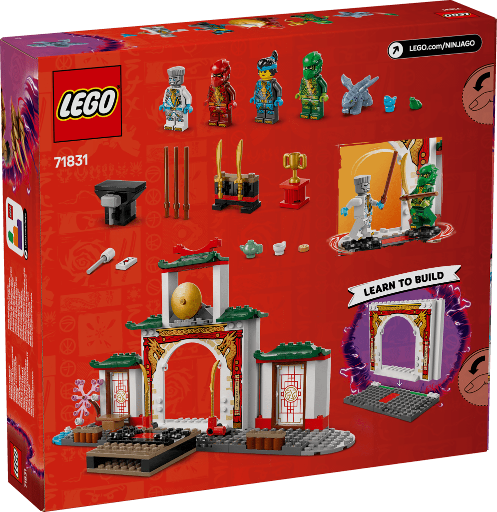 boîte LEGO Ninjago 71831 Le temple de Spinjitzu des Ninjas