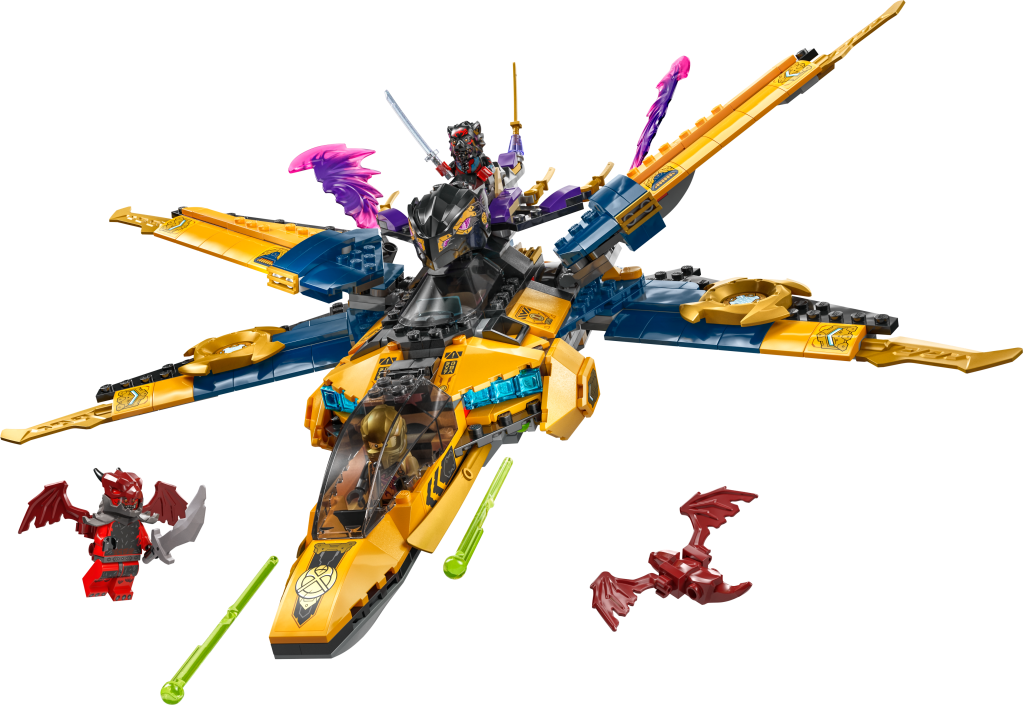 LEGO Ninjago 71833 Le super avion tempête de Ras et Arin