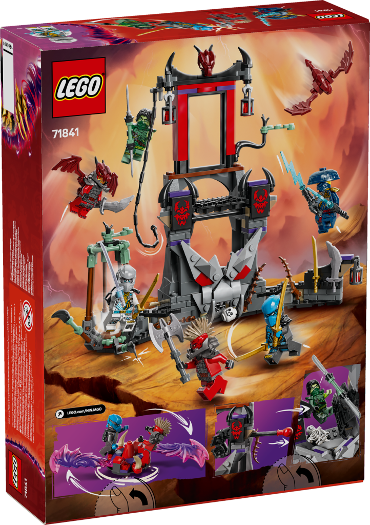 boîte LEGO Ninjago 71841 Le village de la tempête draconique