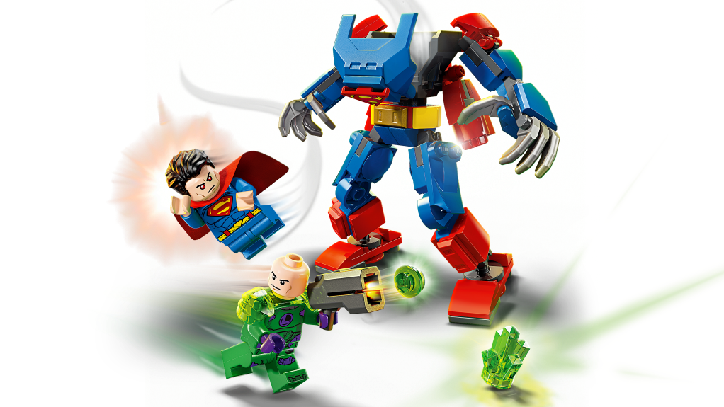 détails LEGO DC 76302 : Le robot de Superman contre Lex Luthor