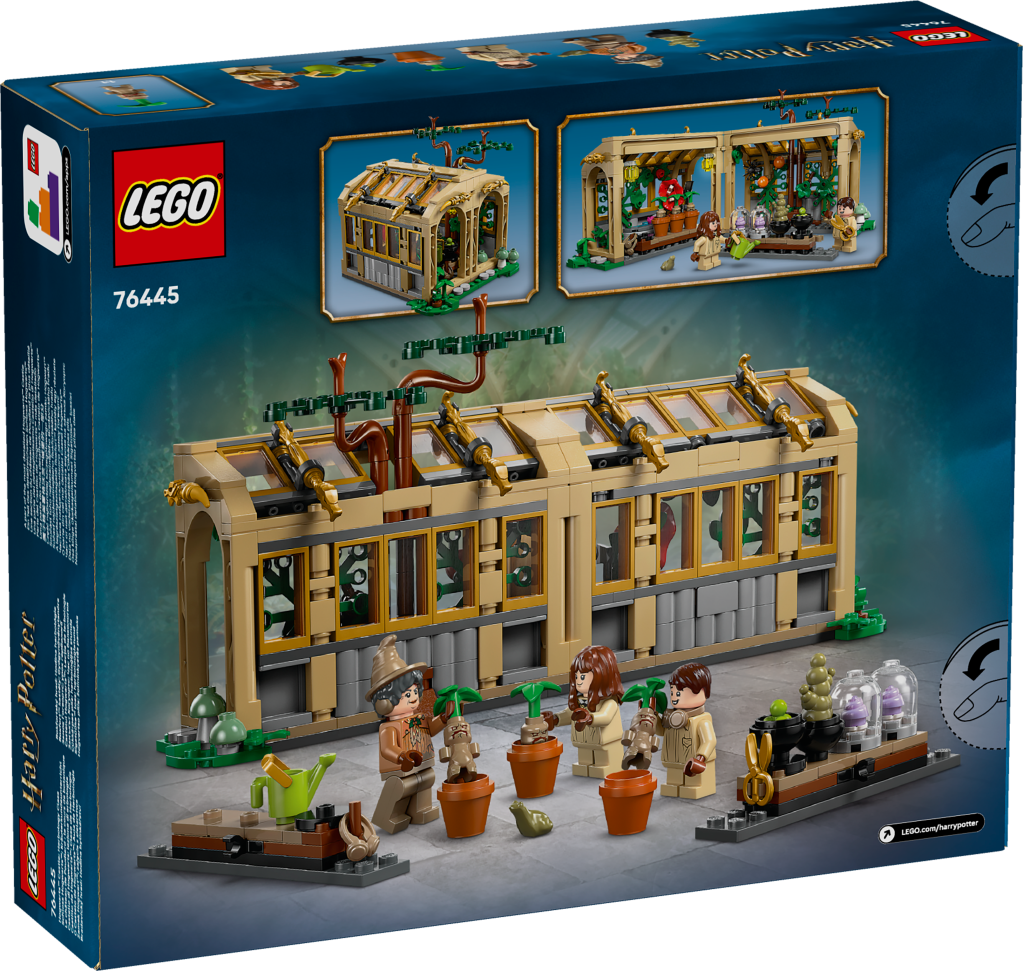 boîte LEGO 76445 Le château de Poudlard : Le cours de botanique