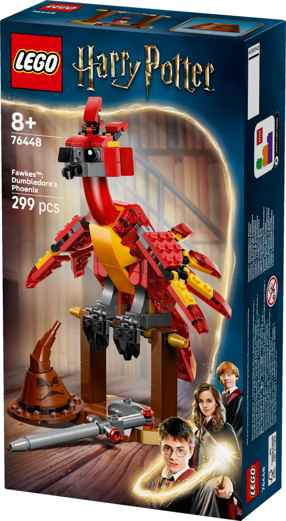 boîte LEGO 76448 Fumseck : Le phénix de Dumbledore