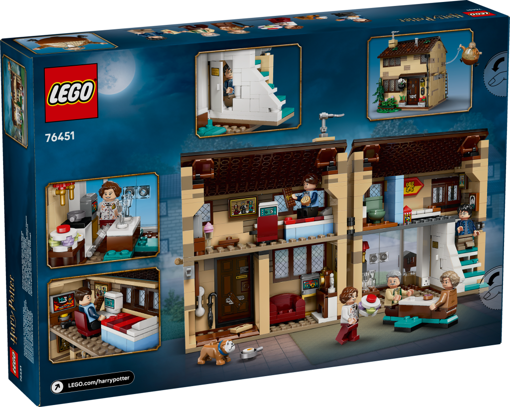 boîte LEGO 76451 Privet Drive : La visite de tante Marge