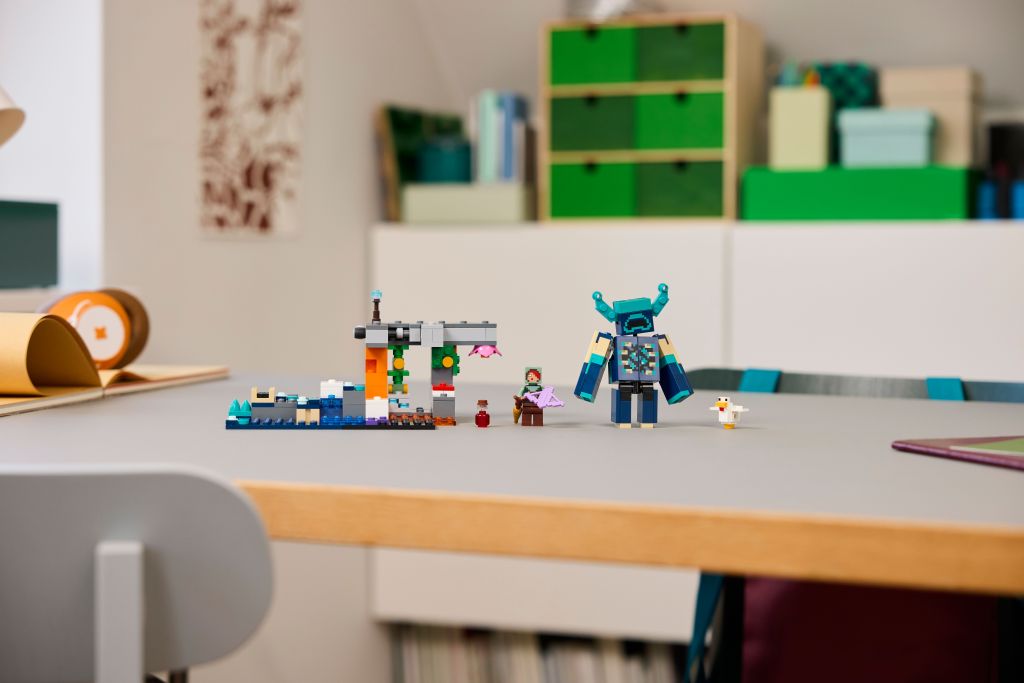 détails LEGO Minecraft 21274 La rencontre avec le Warden