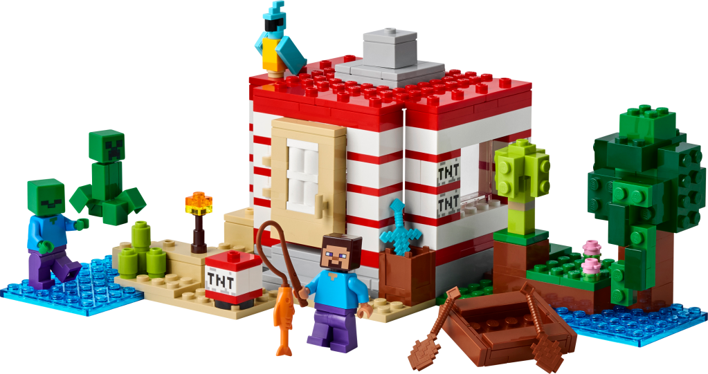 LEGO Minecraft 21275 La maison en TNT de la jungle