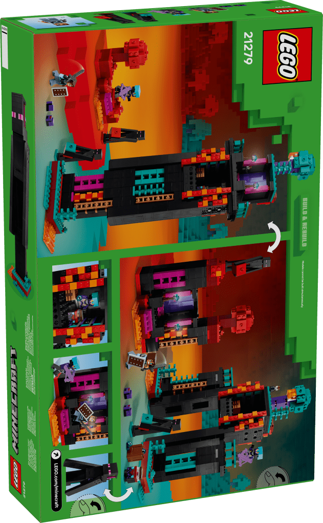 boîte LEGO Minecraft 21279 La tour de l’Enderman