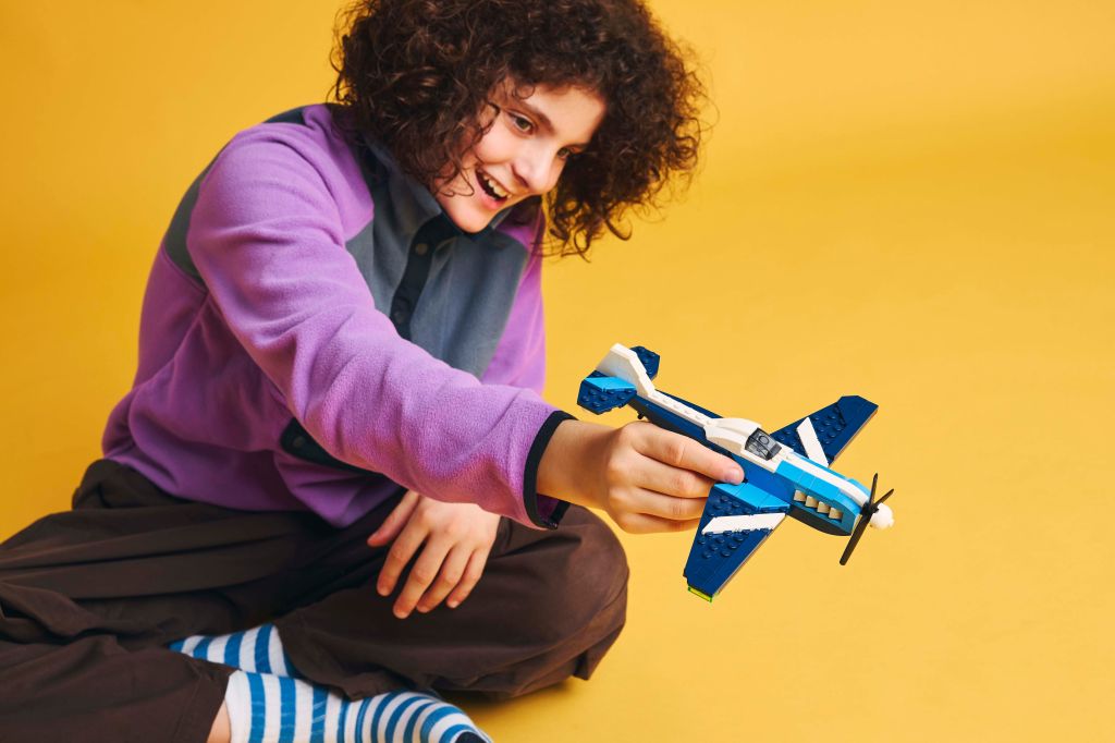 détails LEGO Creator 31160 - Aéronef : L’Avion de Course