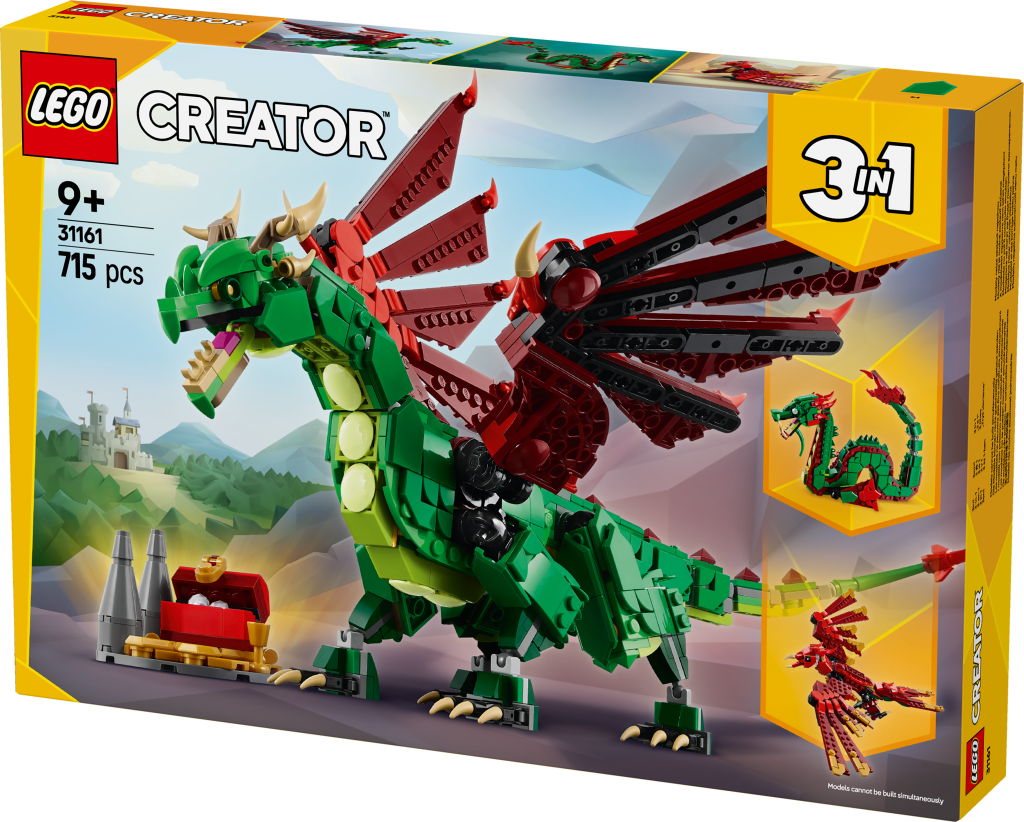 boîte LEGO Creator 31161 - Le Dragon Médiéval