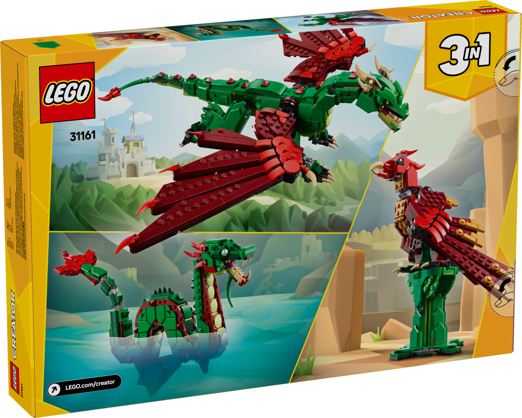 boîte LEGO Creator 31161 - Le Dragon Médiéval