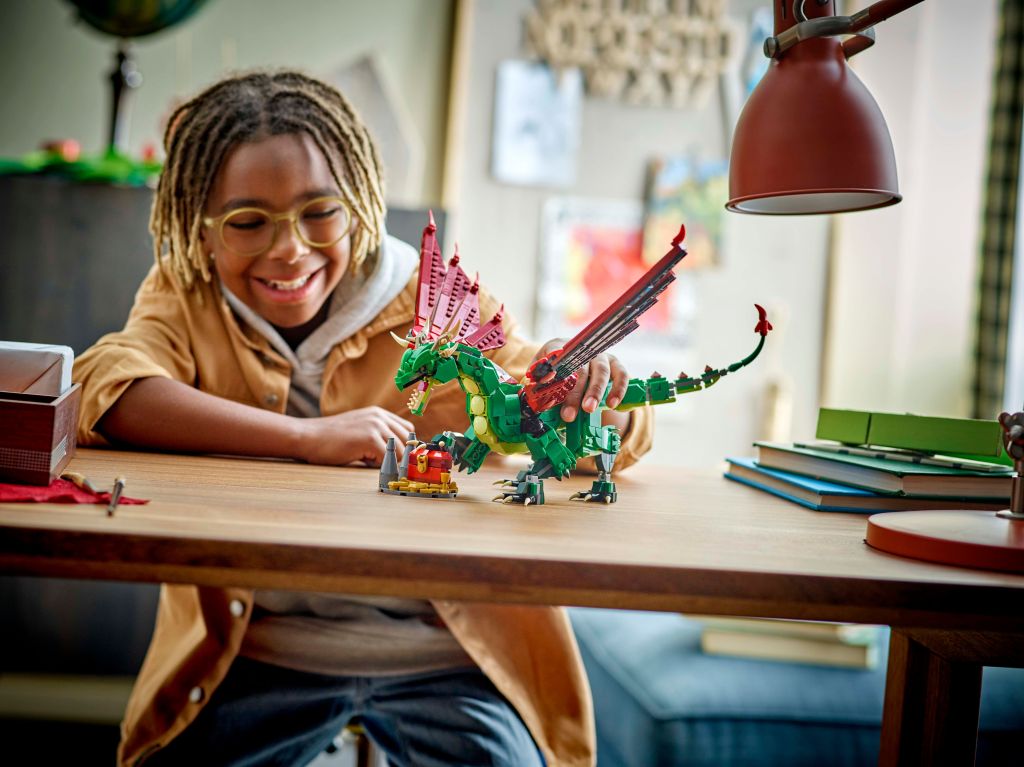 détails LEGO Creator 31161 - Le Dragon Médiéval