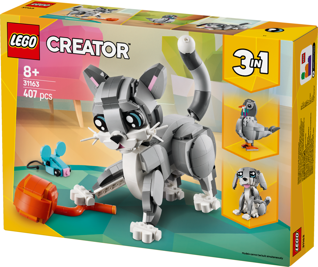 boîte LEGO Creator 31163 – Le Chat Joueur