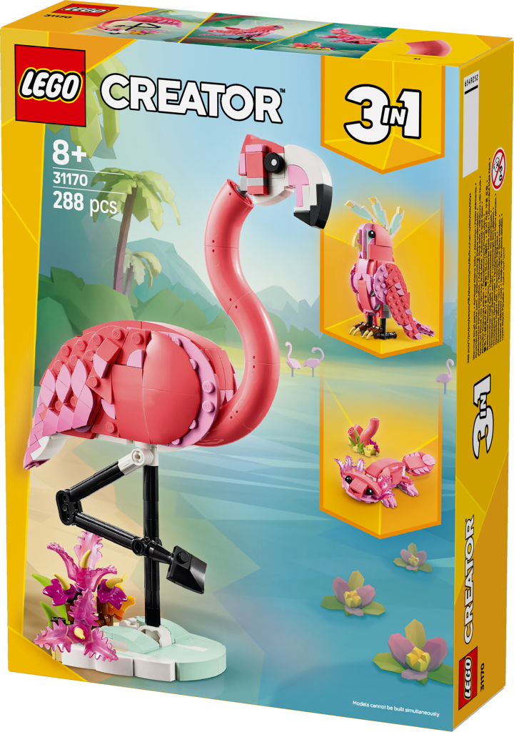 boîte LEGO Creator 31170 – Animaux Sauvages : Le Flamant Rose