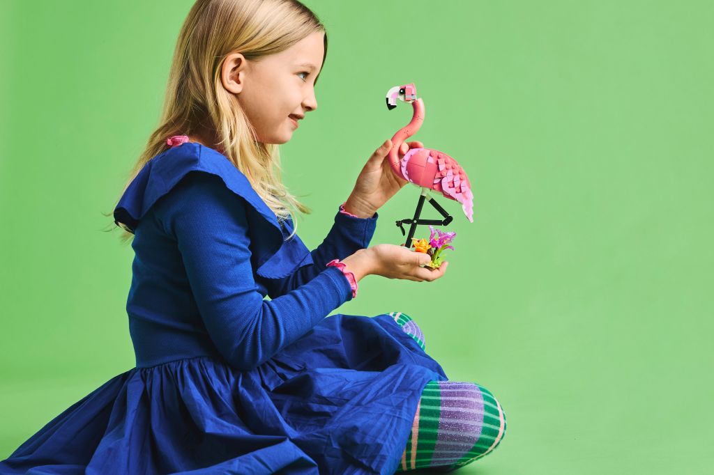 détails LEGO Creator 31170 – Animaux Sauvages : Le Flamant Rose