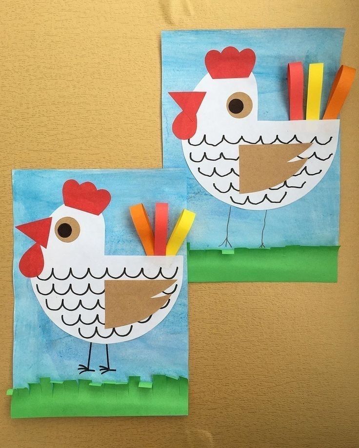 carte coq Pâques