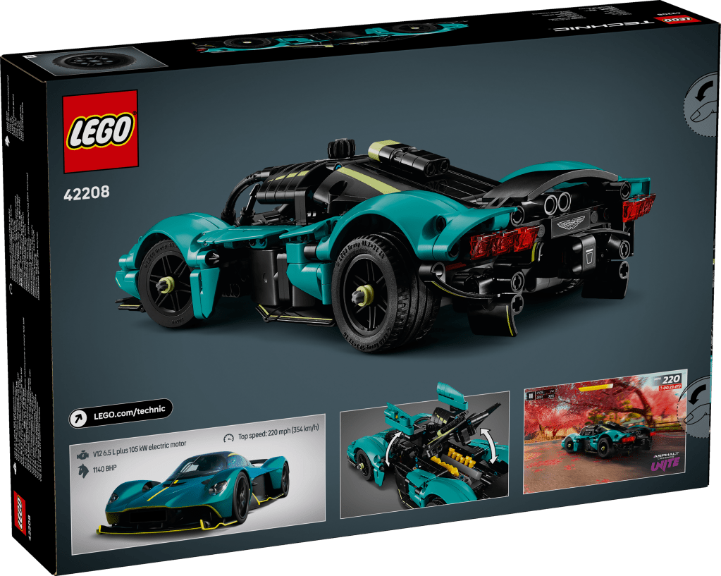 boîte LEGO Technic 42208 Aston Martin Valkyrie