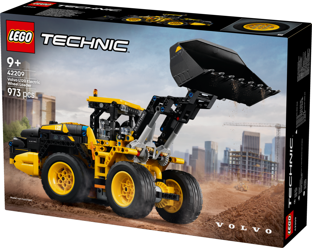 boîte LEGO Technic 42209 La chargeuse sur pneus Volvo L120 Electric
