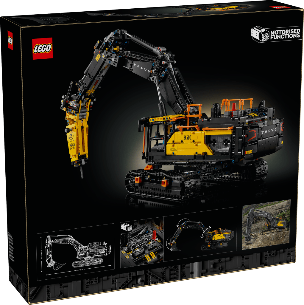 boîte LEGO Technic 42215 : Pelleteuse Volvo EC500 Hybride