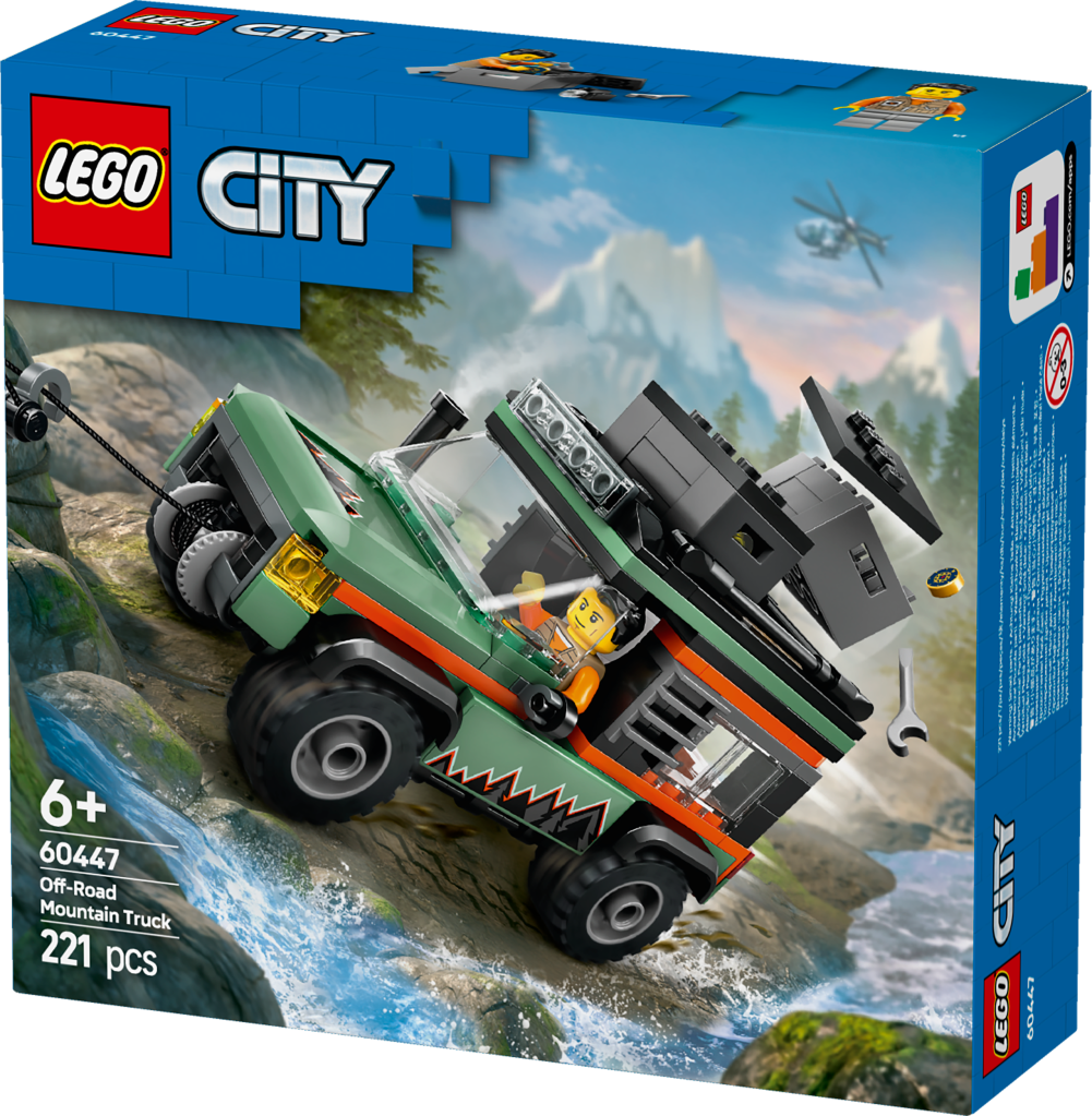 boîte LEGO City 60447 : Le Camion 4x4 Tout-Terrain