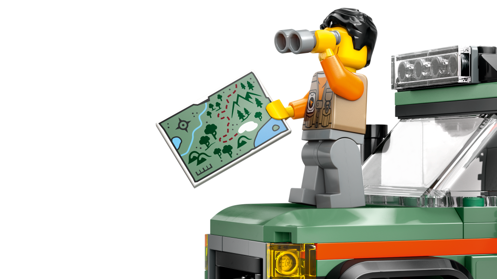 personnage LEGO City 60447 : Le Camion 4x4 Tout-Terrain