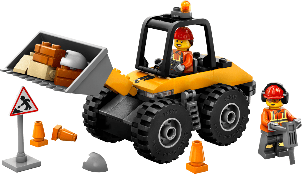 LEGO City 60450 : La Chargeuse de Chantier Jaune