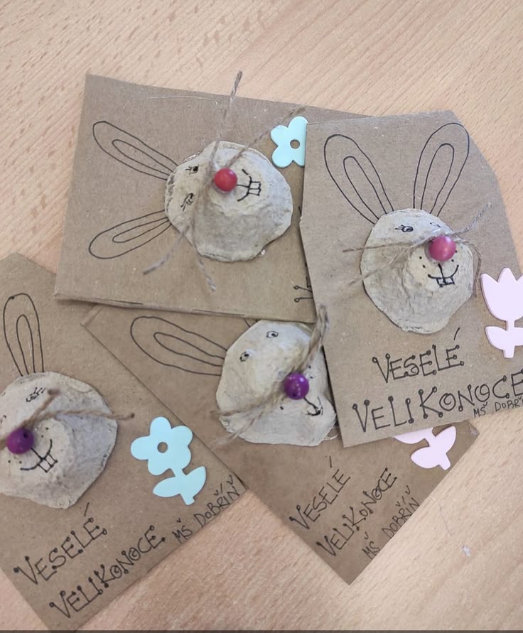 carte lapin Pâques