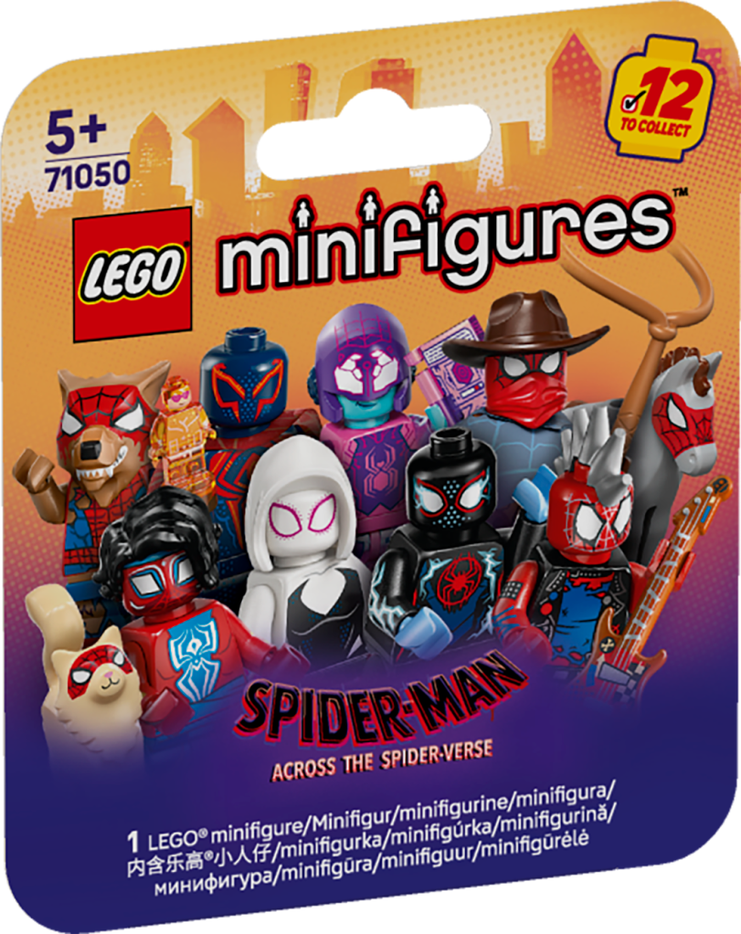 boîte LEGO Minifigures 71050 – Spider-Man : Across the Spider-Verse
