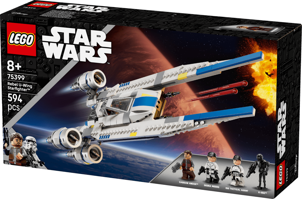 boîte LEGO Star Wars 75399 : Le chasseur stellaire U-Wing de l’Alliance Rebelle