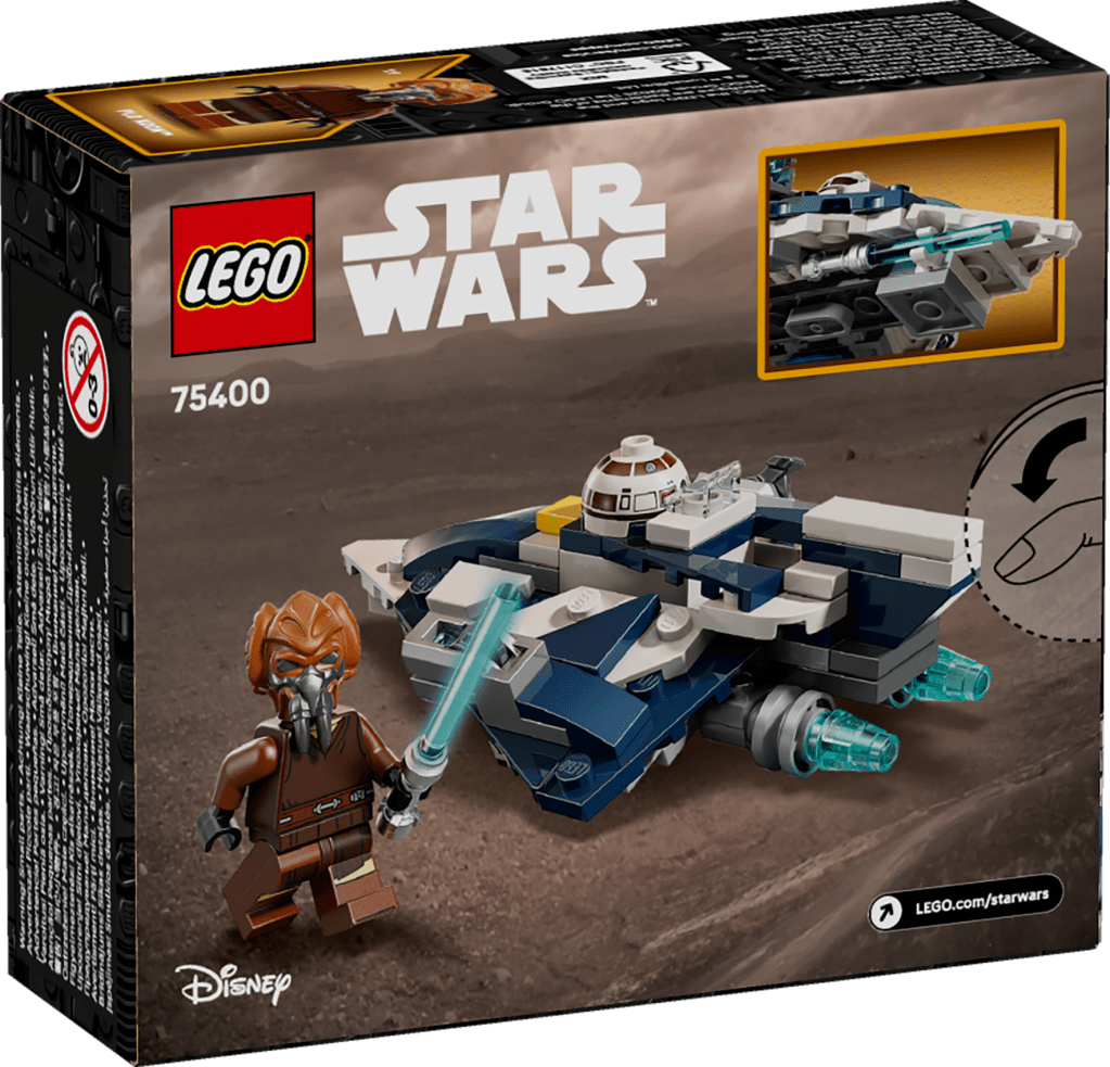 boîte LEGO Star Wars 75400 Microfighter Chasseur Jedi de Plo Koon