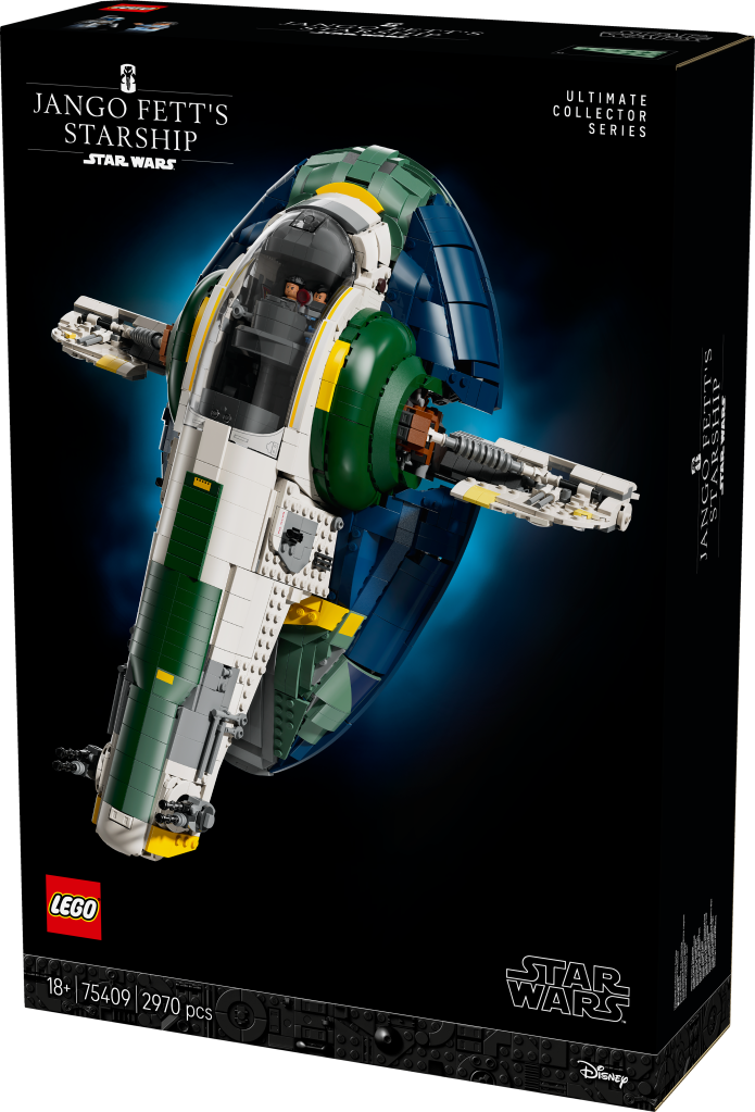 boîte LEGO Star Wars 75409 : Le Vaisseau de Classe Firespray de Jango Fett