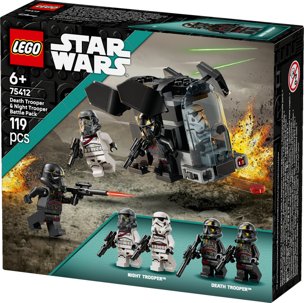 boîte LEGO Star Wars 75412 Pack de combat Death Troopers contre Night Troopers