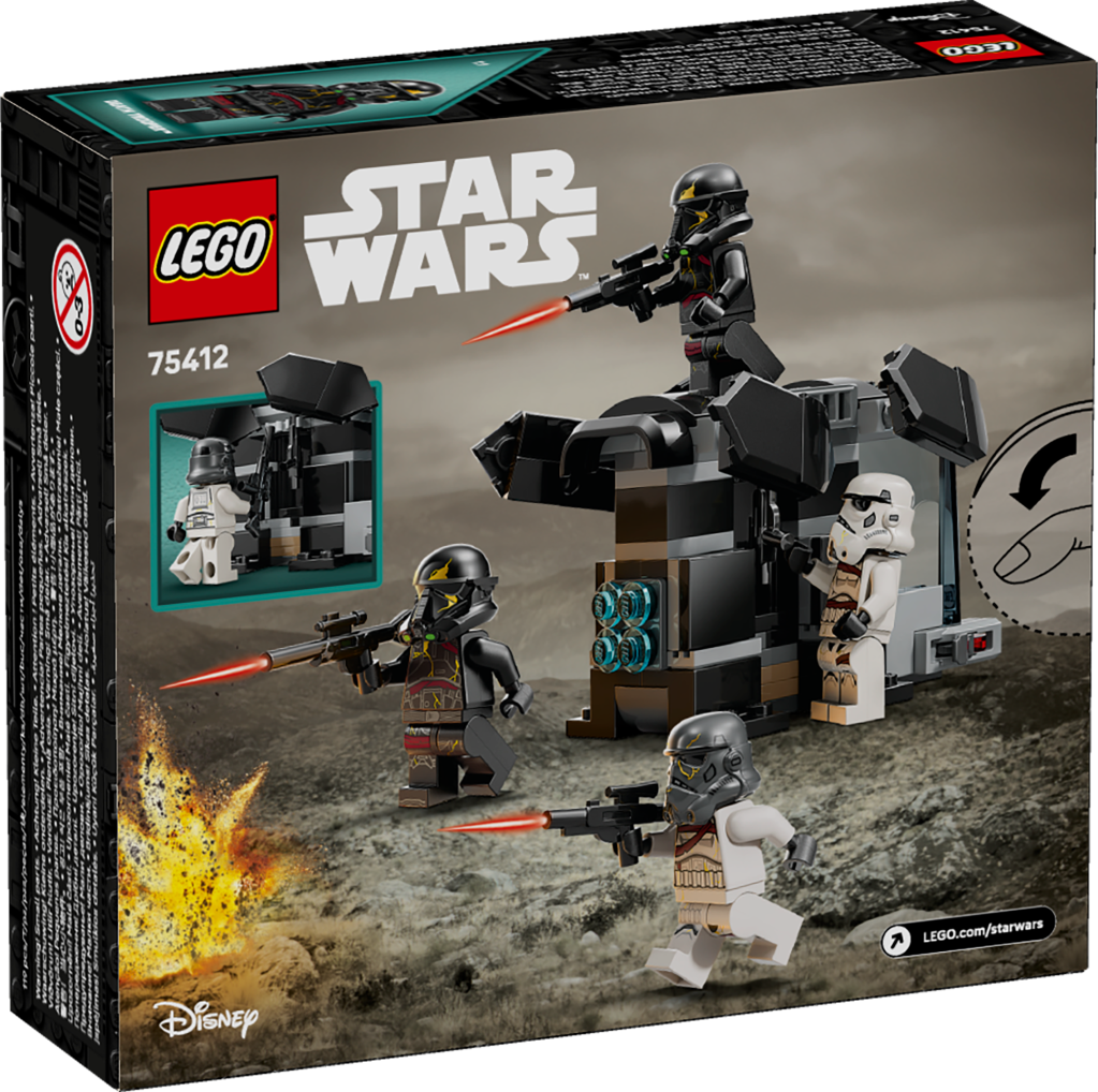 boîte LEGO Star Wars 75412 Pack de combat Death Troopers contre Night Troopers