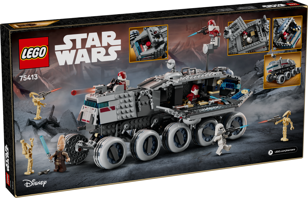 boîte LEGO Star Wars 75413 : The Clone Wars – Le Juggernaut de la République