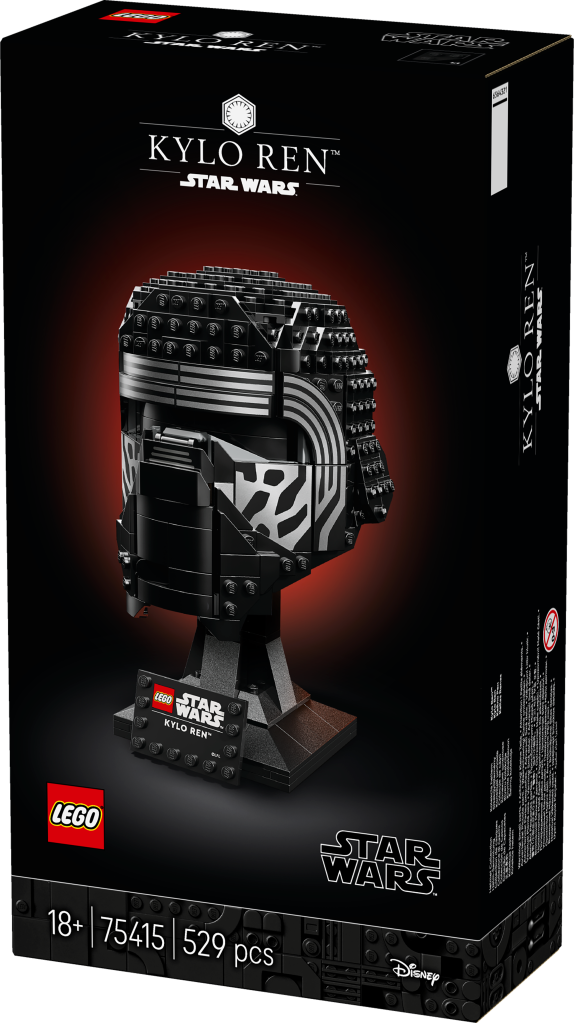 boîte LEGO Star Wars 75415 : Le Casque de Kylo Ren