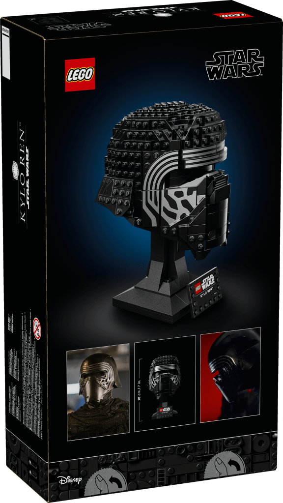 boîte LEGO Star Wars 75415 : Le Casque de Kylo Ren