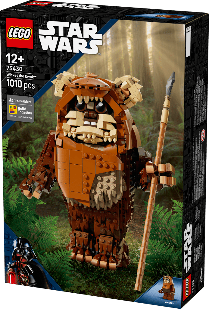 boîte LEGO Star Wars 75430 : Le Retour du Jedi – Wicket l’Ewok™, Réplique de Personnage