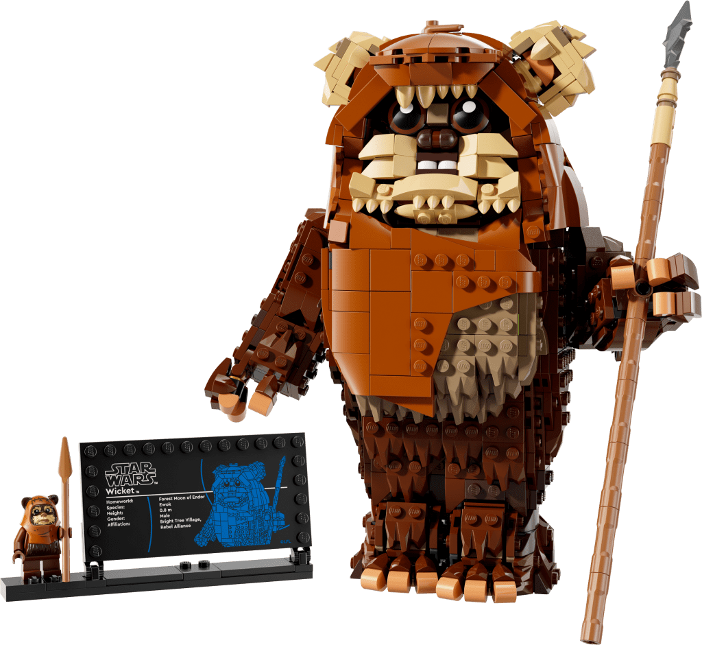 LEGO Star Wars 75430 : Le Retour du Jedi – Wicket l’Ewok™, Réplique de Personnage