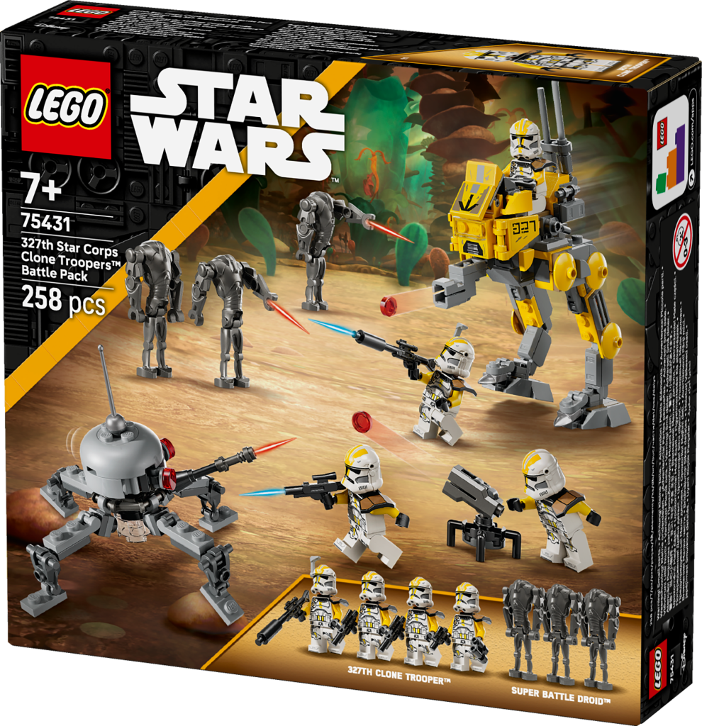 boîte LEGO Star Wars 75431 : Pack de Combat du 327ᵉ Corps d’Armée