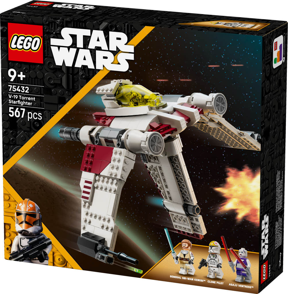 boîte LEGO Star Wars 75432 : The Clone Wars – Chasseur V-19 Torrent