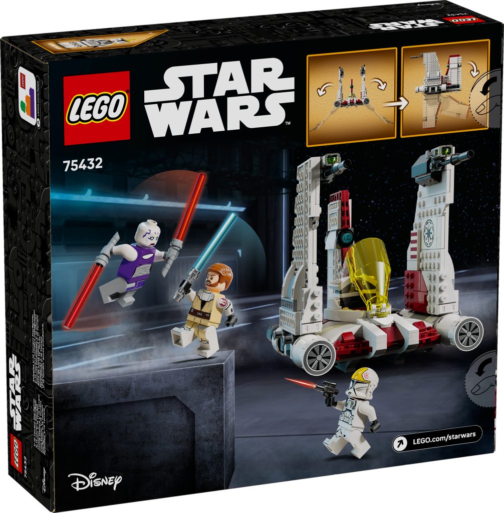 boîte LEGO Star Wars 75432 : The Clone Wars – Chasseur V-19 Torrent