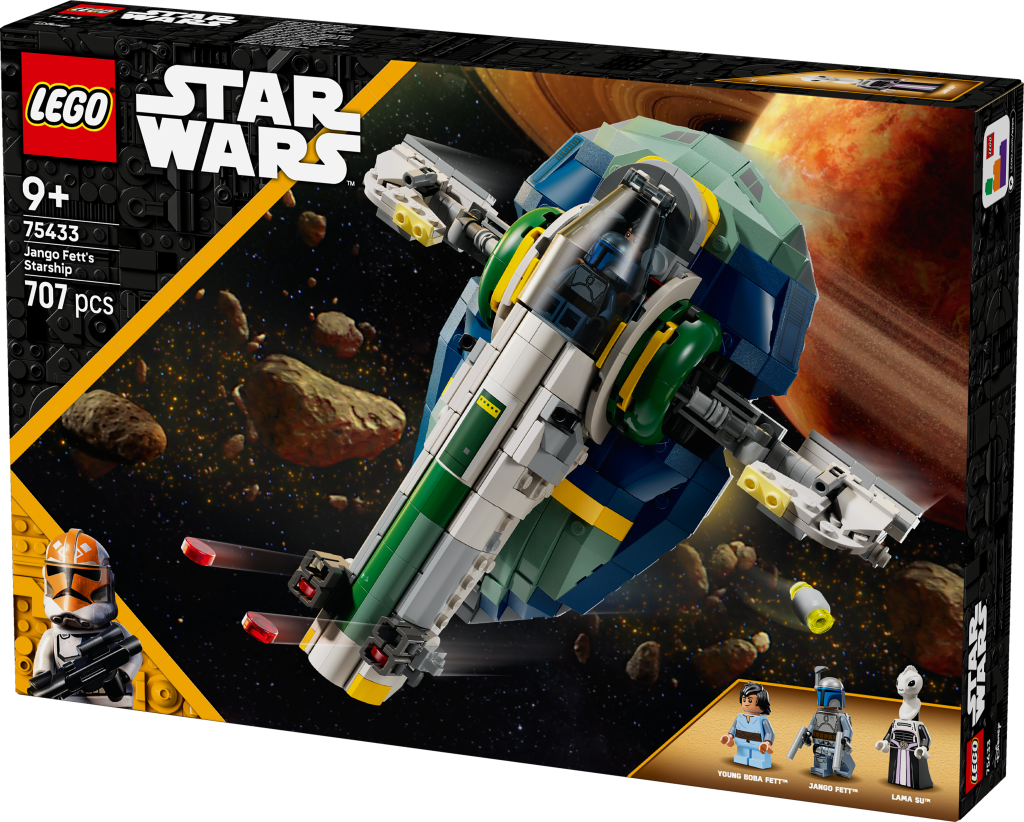 boîte LEGO Star Wars 75433 : L’Attaque des Clones – Le Vaisseau de Jango Fett