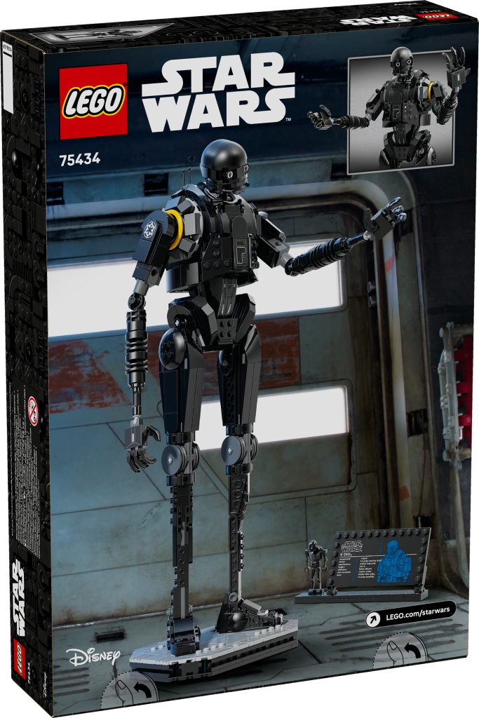 boîte LEGO Star Wars 75434 : Andor – K-2SO le Droïde de Sécurité