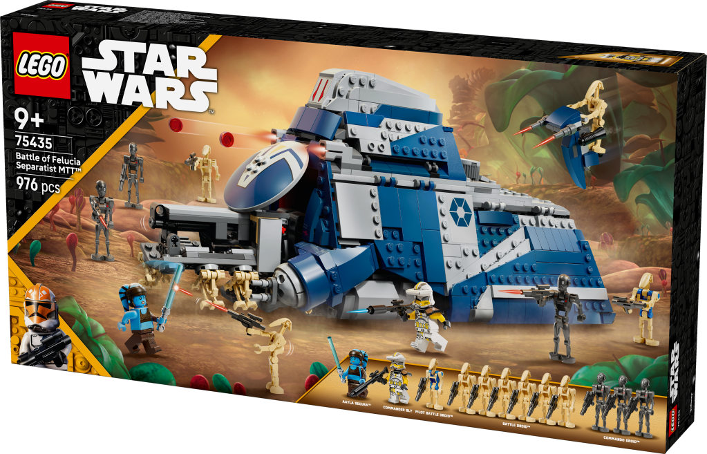 boîte LEGO Star Wars 75435 : The Clone Wars – Le MTT des Séparatistes