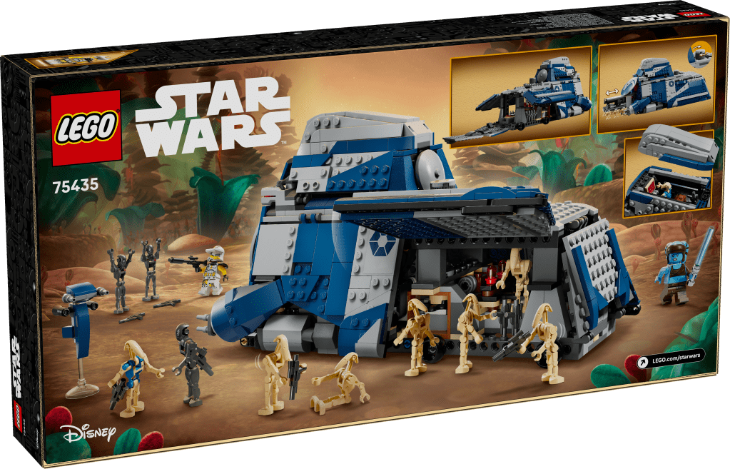 boîte LEGO Star Wars 75435 : The Clone Wars – Le MTT des Séparatistes