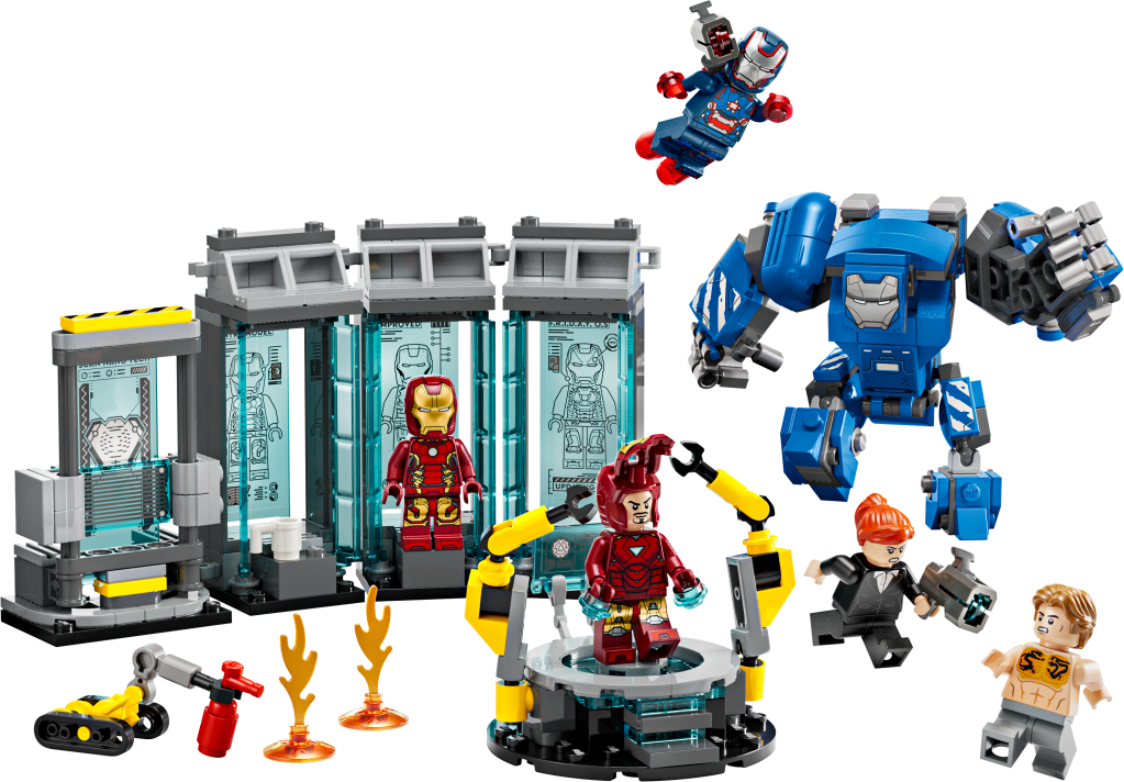 LEGO Marvel 76315 : Le Laboratoire d’Iron Man – La Salle des Armures