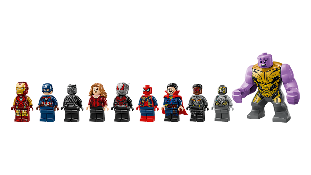 personnages LEGO Marvel 76323 : Combat final d’Avengers – Endgame