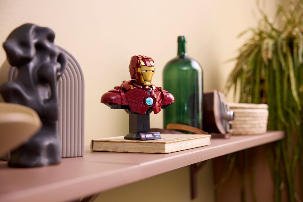 décoration LEGO Marvel 76327 Le buste d’Iron Man MK4