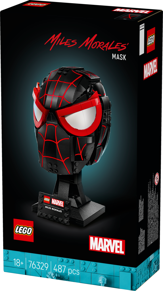 boîte LEGO Marvel 76329 Le masque de Miles Morales