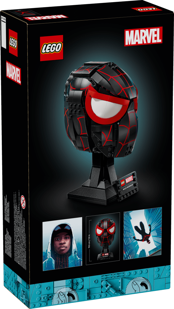 boîte LEGO Marvel 76329 Le masque de Miles Morales