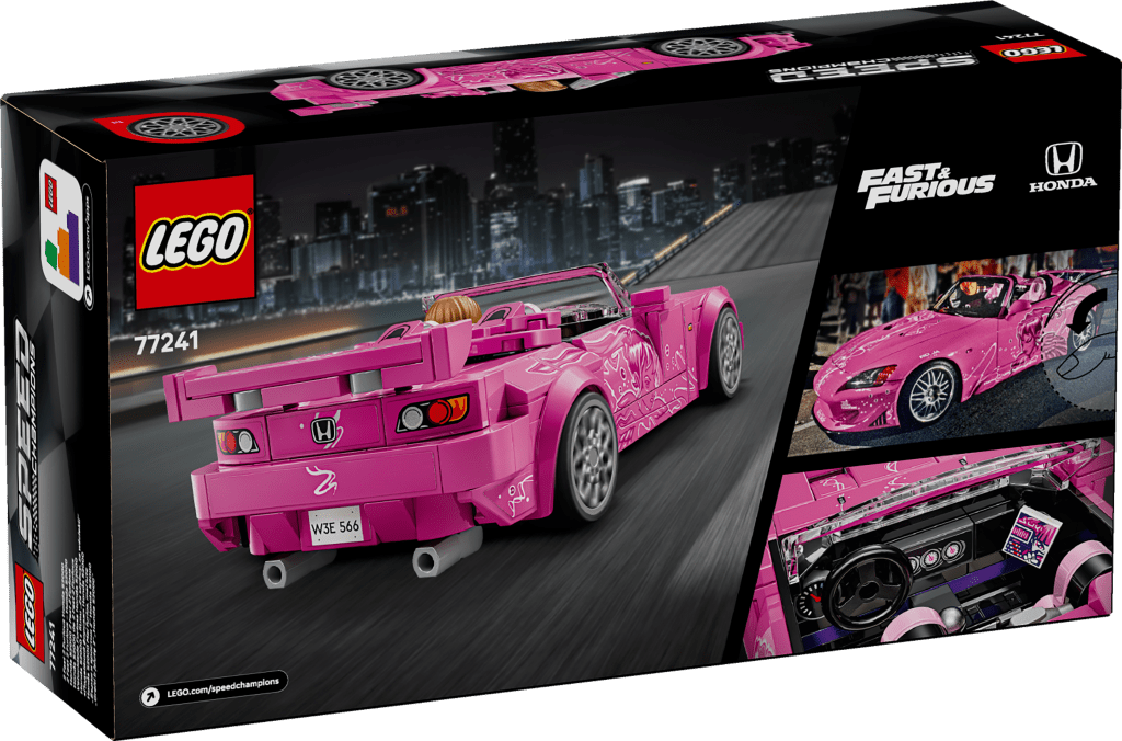 boîte LEGO 77241 Speed Champions Honda S2000 2 Fast 2 Furious
