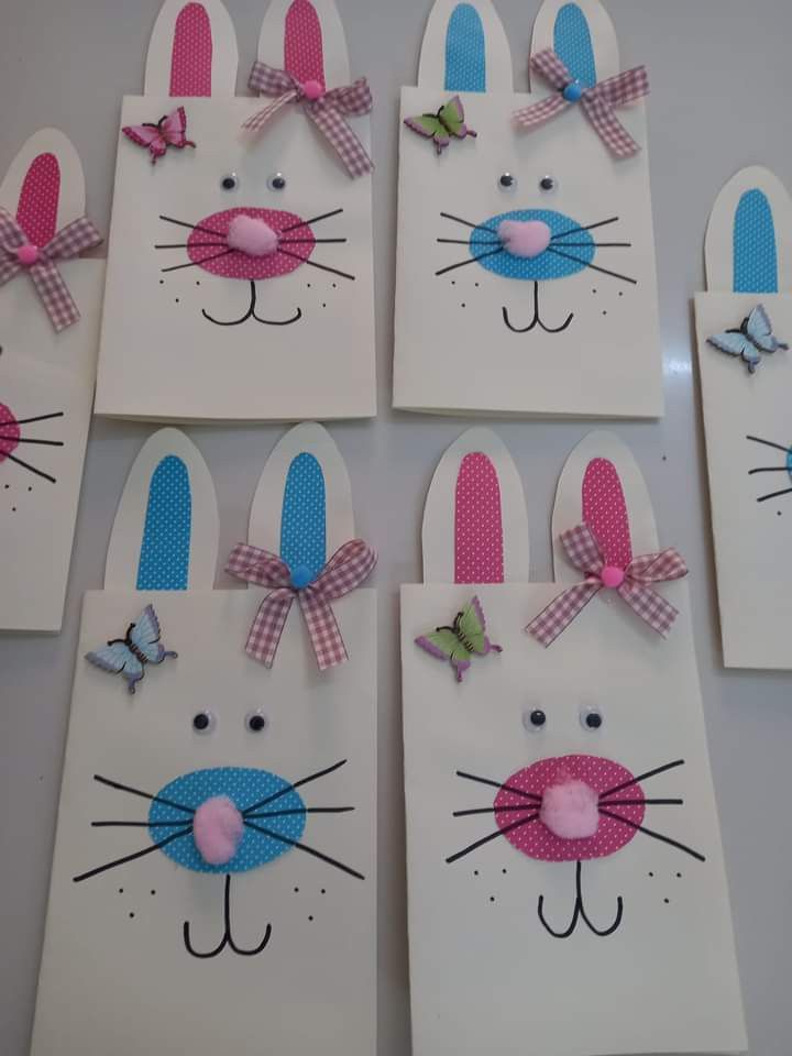 carte lapin Pâques